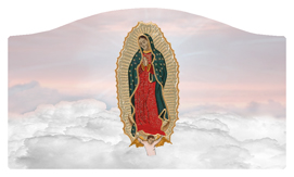 DASHELL-110-PK Lady of Guadalupe Clouds Pink